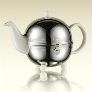 Teiera di design bianca (900 ml)