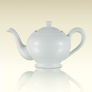 Teiera Glamour in bianco (450 ml)