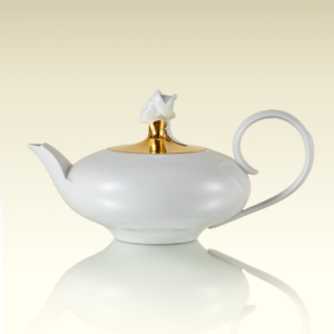 Teiera in stile Chinoiserie in oro (1,2 L)