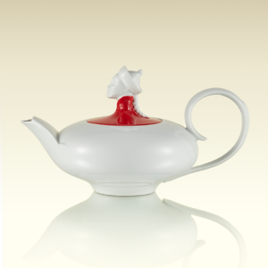 Teiera Chinoiserie in rosso (600 ml)
